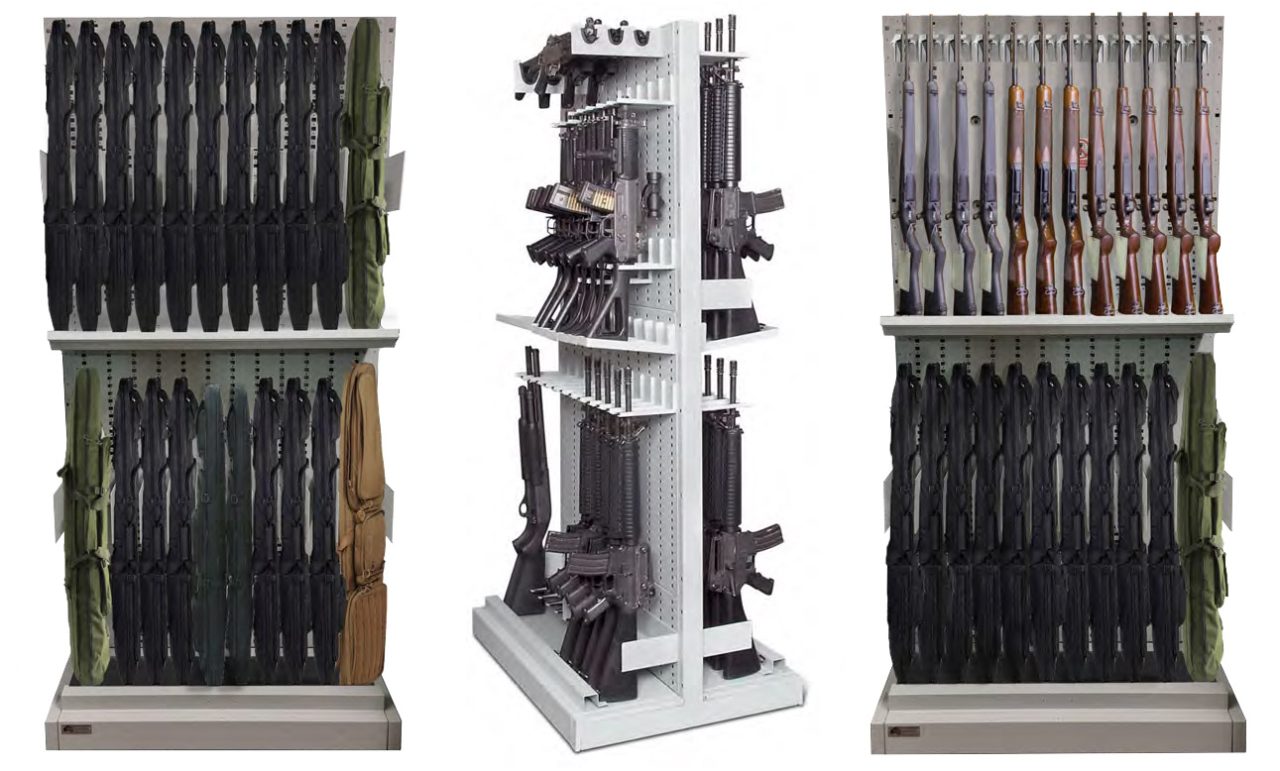 Weapon Rack Dimensions Exhibit Storage | Weapons Storage Solutions